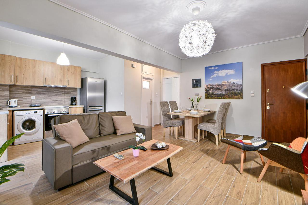 Comfy Home Next To Metro Athens Luaran gambar